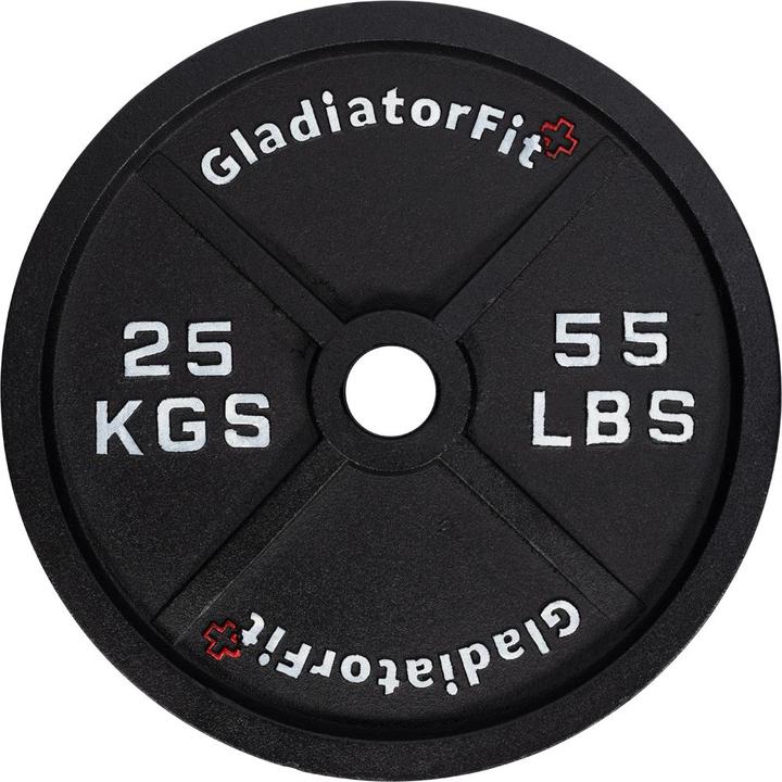 Gladiatorfit Olympia Gusseisen (1 x 25 kg)