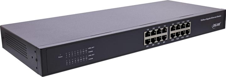 InLine Commutateur réseau Gigabit 16 ports (16 Ports)