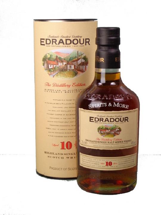 Image du produit Edradour 10 ans (Single Malt, Scotch Whisky, 1 x 70 cl)