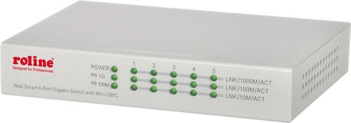 Produktbild Roline Gigabit Switch (6 Ports)