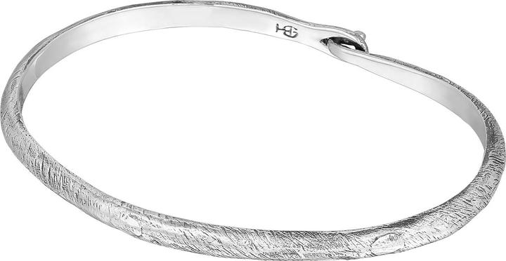 Immagine prodotto Haze & Glory Armband Armreif - Hook Small Gehämmert 925 Silber (20 cm, Argento 925)