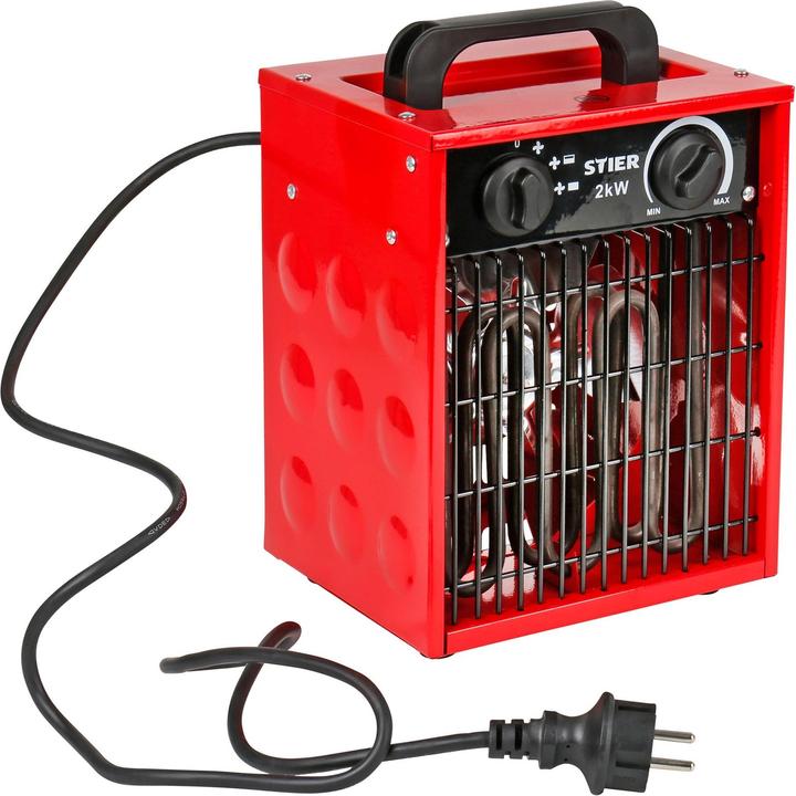 Image du produit Stier Appareil de chauffage électrique Basic 2,0 kW 150 m³/h (2000 W)