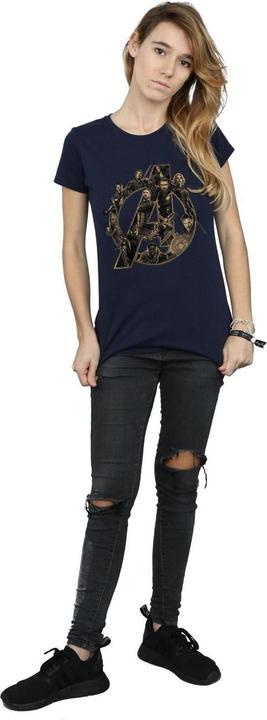 Actual product image Universal Textiles Womens/Ladies Logo Boyfriend T-Shirt (S)