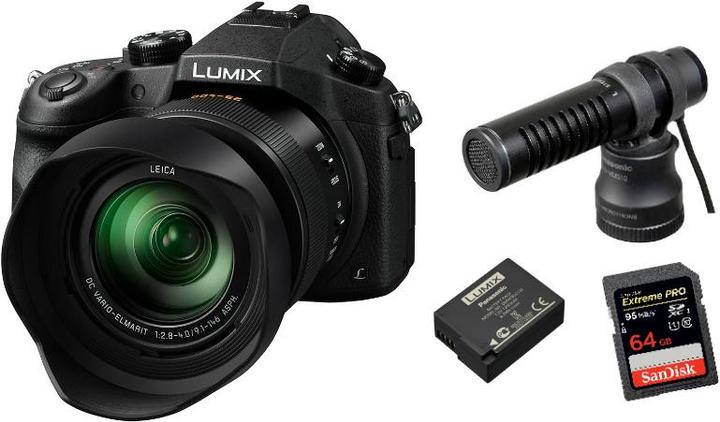 Panasonic Lumix FZ1000 4K Videographer Kit