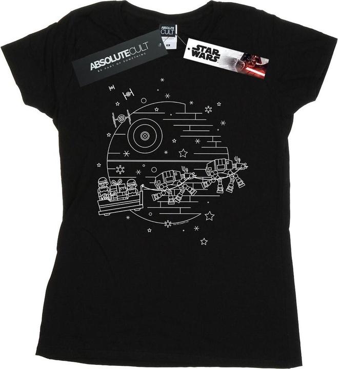 Image du produit Star Wars - T-shirt DEATH STAR SLEIGH - Femme (L)