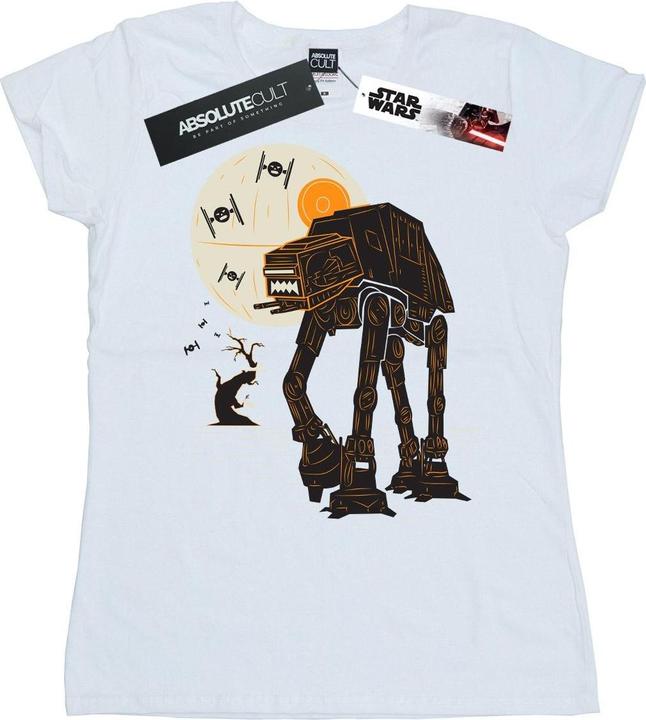 Actual product image Star Wars Womens/Ladies Halloween AT AT Cotton T-Shirt (M)