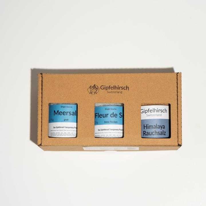 Gipfelhirsch Geschenk Box: Salz Deluxe (455 g)