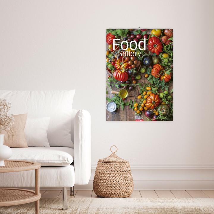Produktbild Food Gallery Kalender 2026 (49 x 68 cm, Harter Einband, Deutsch)