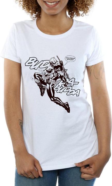 Actual product image Womens/Ladies Deadpool Budda Budda Cotton T-Shirt (S)