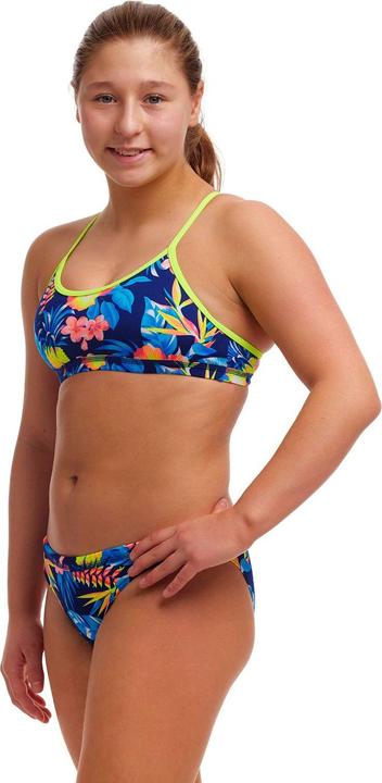 Actual product image Funkita Girl's Racerback Two Piece In Bloom (152)