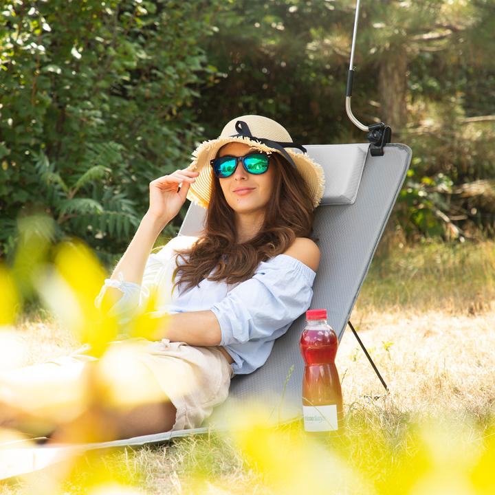 Image du produit Relaxdays Matelas de plage avec parasol (170 cm)