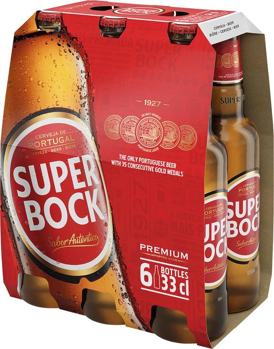 Image du produit Super Bock Entrepôt (6 x 33 cl)
