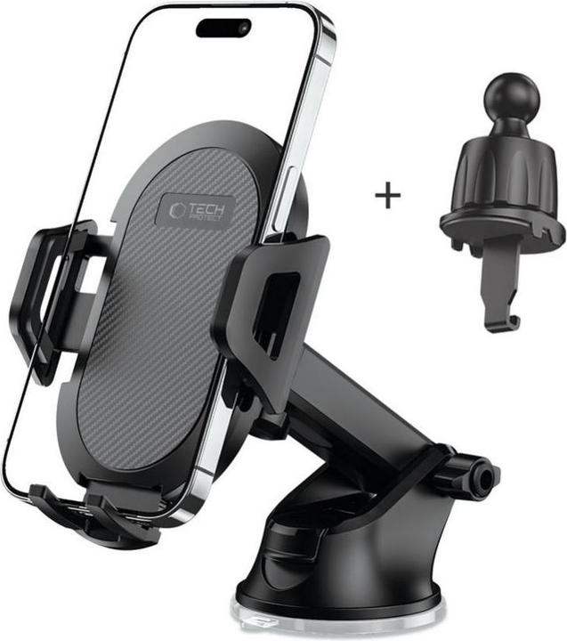 Actual product image Tech-Protect V5 car phone holder for cockpit / air vent - black