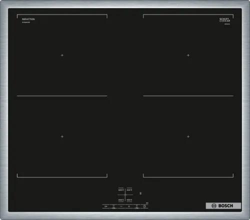 Produktbild Bosch Hausgeräte Built-in cooker set, HEG517BB4 + NVQ645CB6E, Built-in cooker, Induction hob, HND617LS62