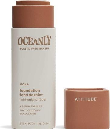 Actual product image Attitude Oceanly Plastic-Free Light Coverage Foundation Stick with Titanium Dioxide