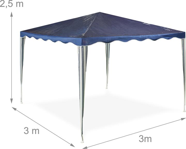 Actual product image Relaxdays Pavilion (300 cm, 300 cm)