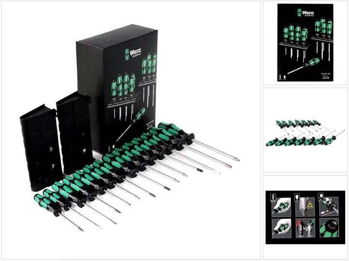 Produktbild Wera Kraftform Big Pack 300 (Torx (TX), Pozidriv-Kreuzschlitz (PZ), Phillipps-Kreuzschlitz (PH))