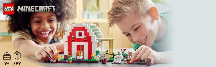Actual product image LEGO The red barn (21187, LEGO Minecraft)