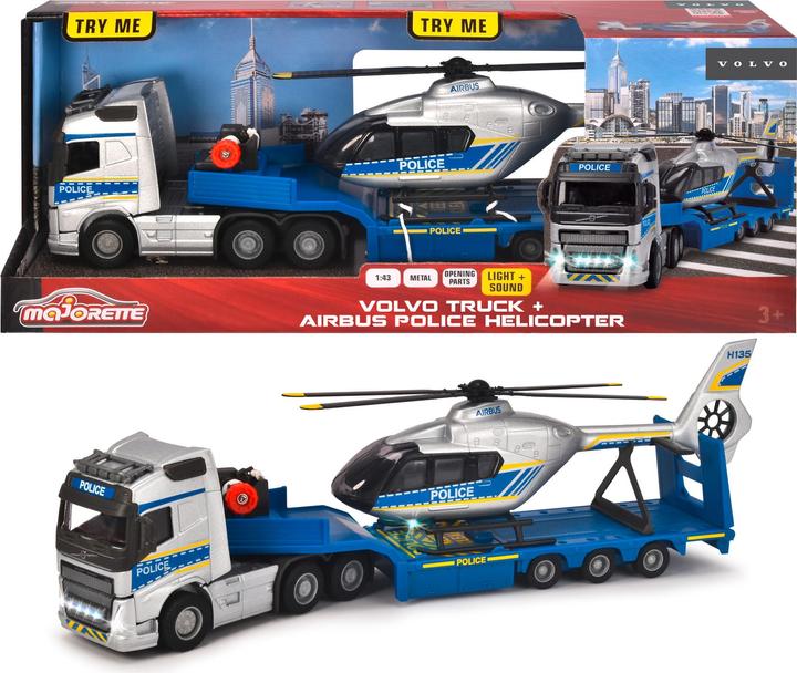 Produktbild Simba FH-16 Police Truck + Helicopter