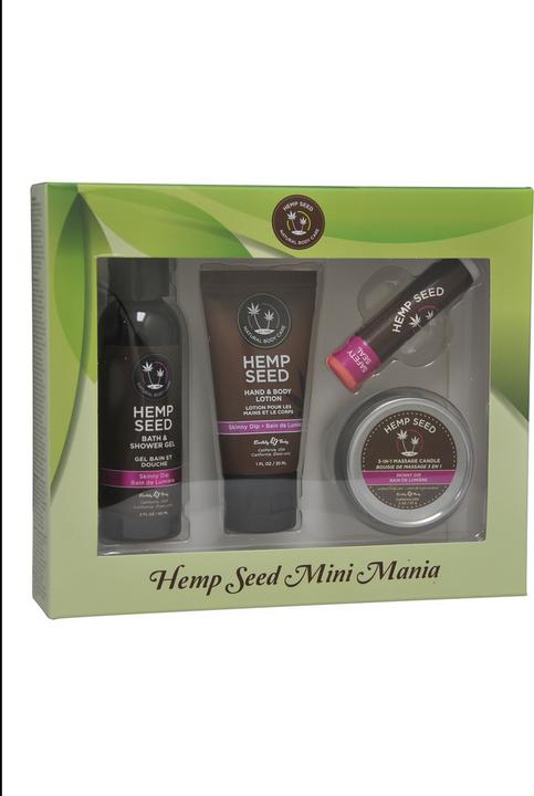 Earthly Body Hemp Seed Mini Mania Travelset - Skinny Dip (Körperpflegeset)