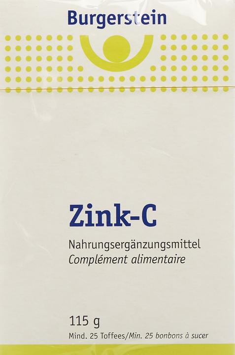 Actual product image Burgerstein Zinc-C (1 Piece, Toffees, 100 g)