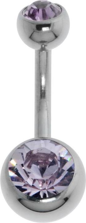 Bijouteria Bauchpiercing (Titan, Kristall)