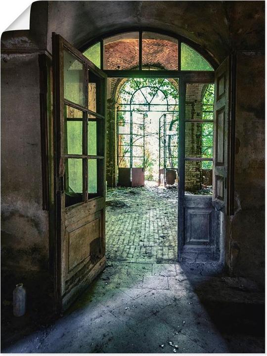 Produktbild Artland Lost Place - alte Tür Fenster U4CF (30 x 40 cm)