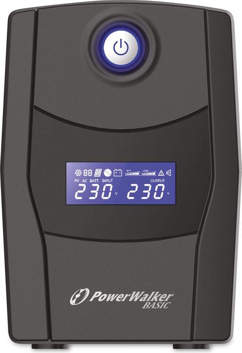 Actual product image Powerwalker UPS VI 800 STL Schuko Line Interact (800 VA, 480 W, Line-interactive UPS)