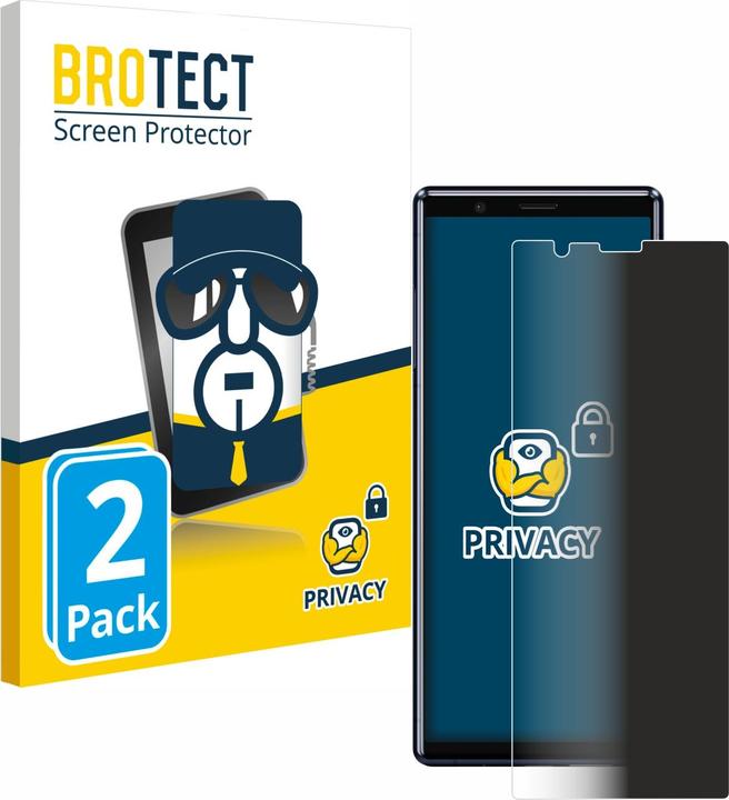 Actual product image BROTECT Anti-spy privacy film Blue light protection film (2 Piece, Sony Xperia 5)