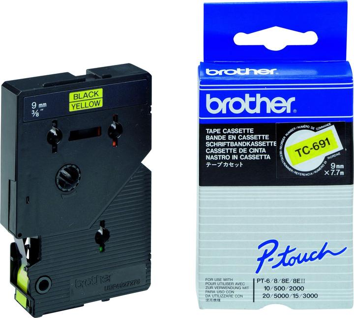 Produktbild Brother P-Touch (0.90 cm, Gelb)