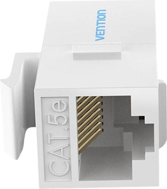 Productafbeelding Vention Złącze Keystone Jack kat.5E UTP VDD-B11-W 10 szt. biały (Keystone module)