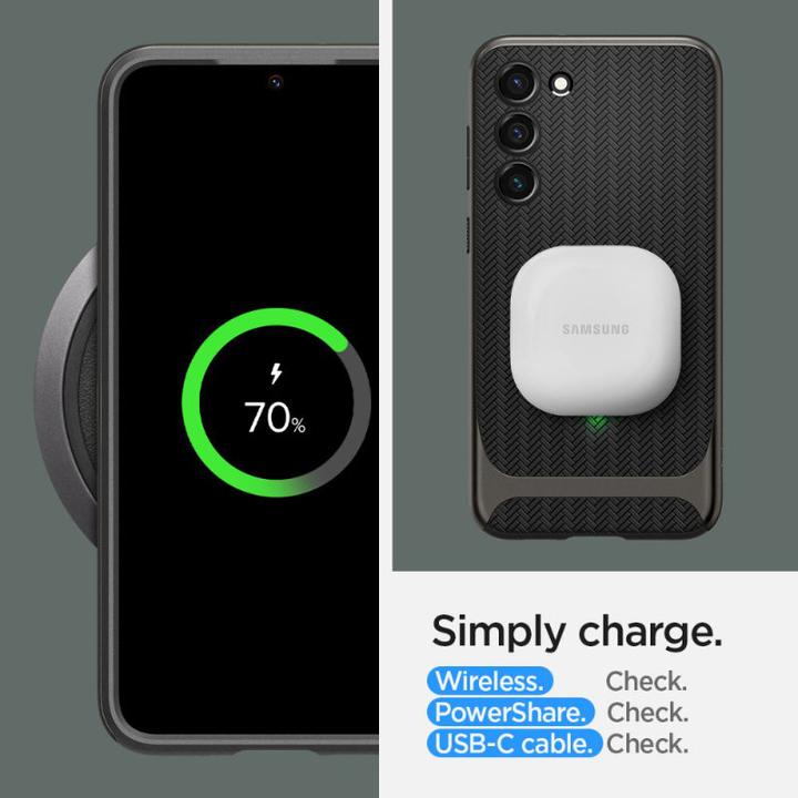 Actual product image Spigen Neo Hybrid Galaxy S23+ Plus Gunmetal (Samsung Galaxy S23+)