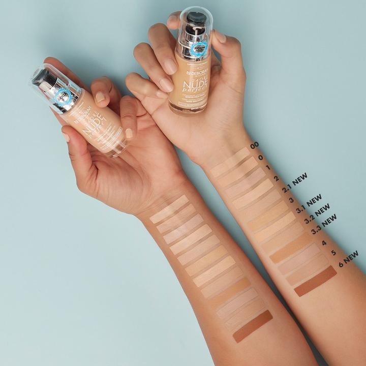 Actual product image Deborah Milano 24Ore Nude Perfect Foundation No 3 (Sand)