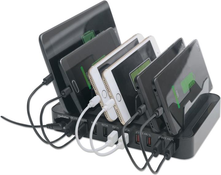Produktbild Manhattan USB-Ladestation (76 W)