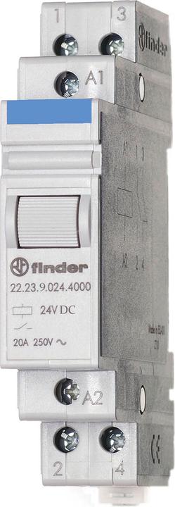 Actual product image Finder Installation relay 1S/1Ö 20A 24VDC 22.23.9.024.4000