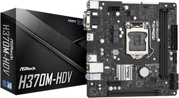 Image du produit AsRock H370M-HDV (LGA 1151, Intel H370, mATX)