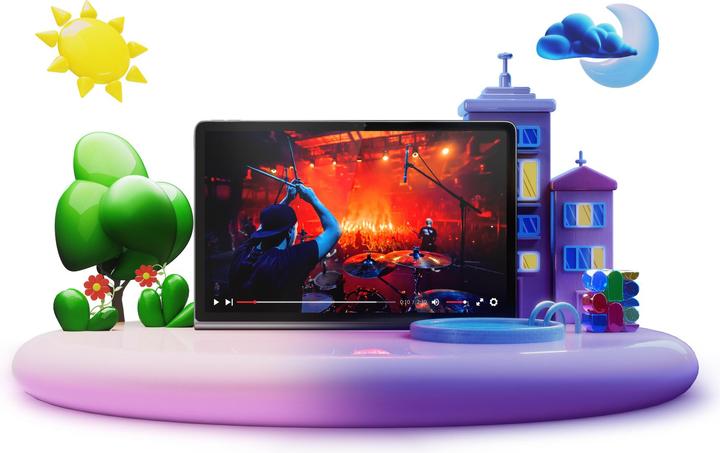 Actual product image Lenovo Tab Plus (WLAN only, 11.50", 128 GB, Luna Grey)