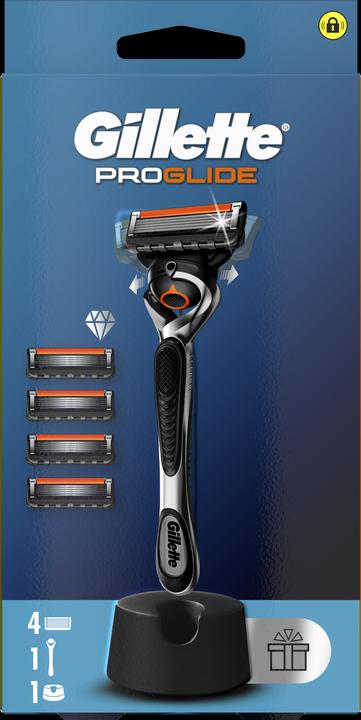 Gillette Pro Glide Rasiermesser mit Ständer und Ersatzklingen