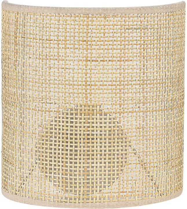 Immagine prodotto Beliani Lampada da parete Rattan color naturale semicircolare CARIO (E27)