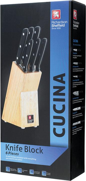 Immagine prodotto Richardson Sheffield Ceppo di coltelli 6 pezzi R150 Cucina