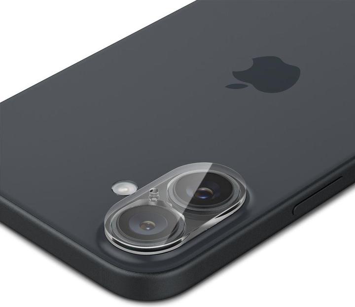 Immagine prodotto Spigen Vetro temperato Optik Glas.tR per fotocamera iPhone 16 / 16 Plus - trasparente (2 pezzi) (2 Pezzo/i, Apple iPhone 16, Apple iPhone 16 Plus)