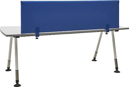 Immagine prodotto eurokraft pro Pannello da scrivania fonoassorbente, altezza 450 mm, larghezza 1600 mm, blu.