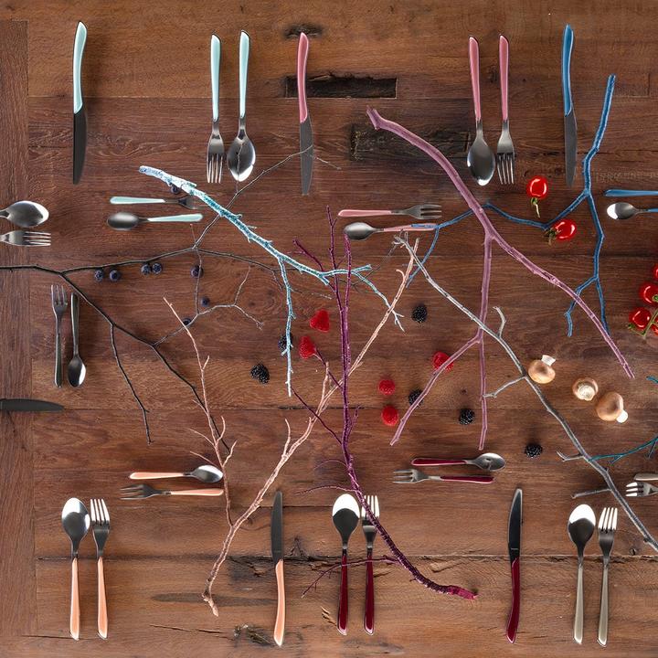 Actual product image Kuppels Cutlery set 24 pieces apricot 2214 Prisma (24 Piece, Cutlery set)