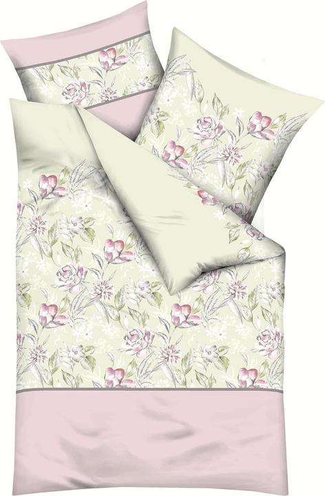 Produktbild Kaeppel Mako-Satin Bettwäsche Amanda rosa (Bettwäsche Set, 160x210 cm + 65x100 cm)