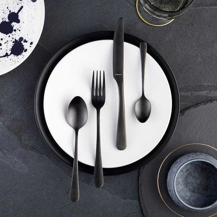 Actual product image Amefa AUSTIN Mocca-/Espressolöffel Set 6-teilig, PVD schwarz, satiniert (6 Piece, Scoops)