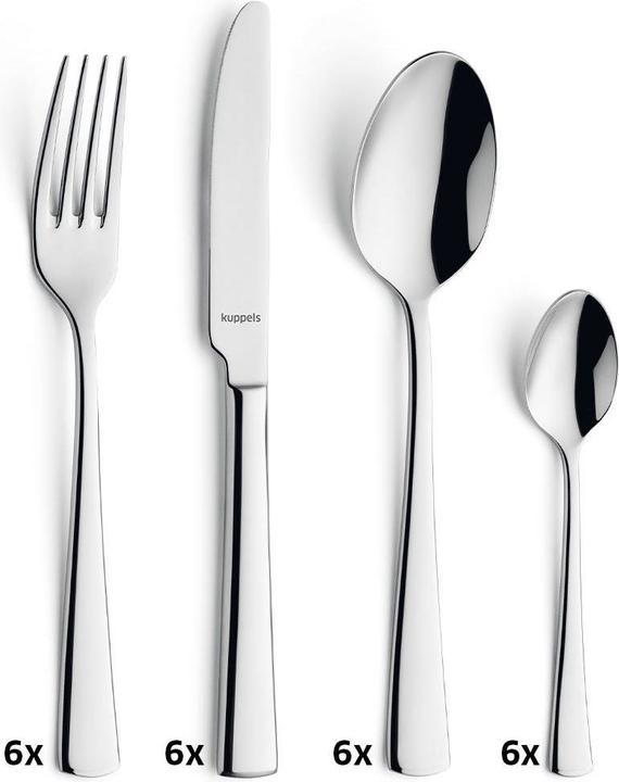 Produktbild Kuppels Besteckset 2 B0959 Flair (24 Stück, Besteck Set)