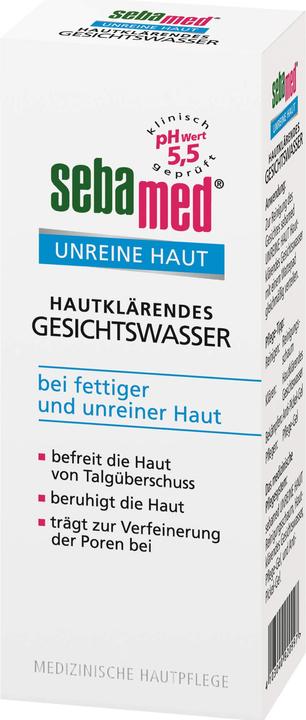 Image du produit Sebamed Peau impure Tonique purifiant pour le visage, solution de 200 ml (Chiffons de nettoyage, 200 ml)