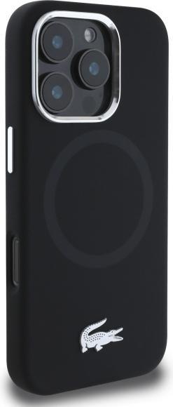 Image du produit Lacoste LCHMP16XSMAK iPhone 16 Pro Max 6.9" czarny/black hardcase Silicone Croco Logo MagSafe (Apple iPhone 16 Pro Max)