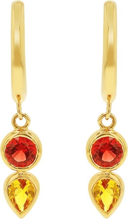 Actual product image S.Oliver Ear jewellery for ladies, 925 sterling silver, cubic zirconia synth. (Silver 925)