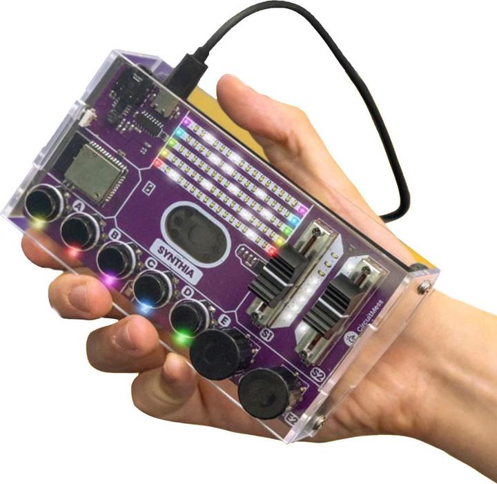 Actual product image CircuitMess Synthia - Synthesizer - Electronics kit